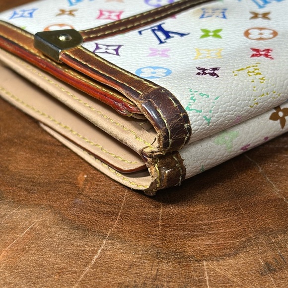 LOUIS VUITTON x Takashi Murakami White Monogram Multicolor Elise - Picture 5 of 16